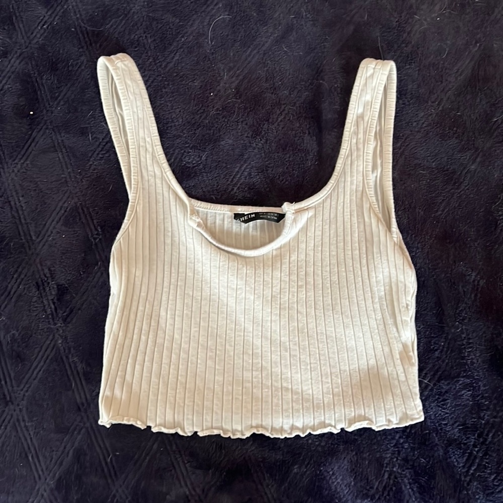White tank top